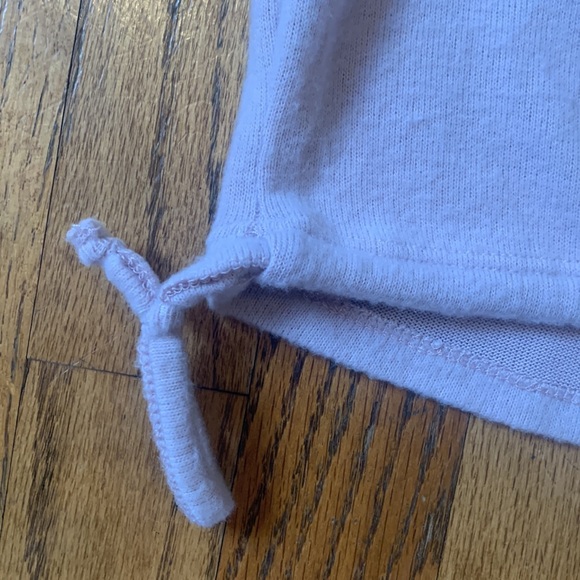 NWT Juniors Poof! Brushed Contrast Drop Raglan Sleeve Top in Pink and Grey - Picture 3 of 8